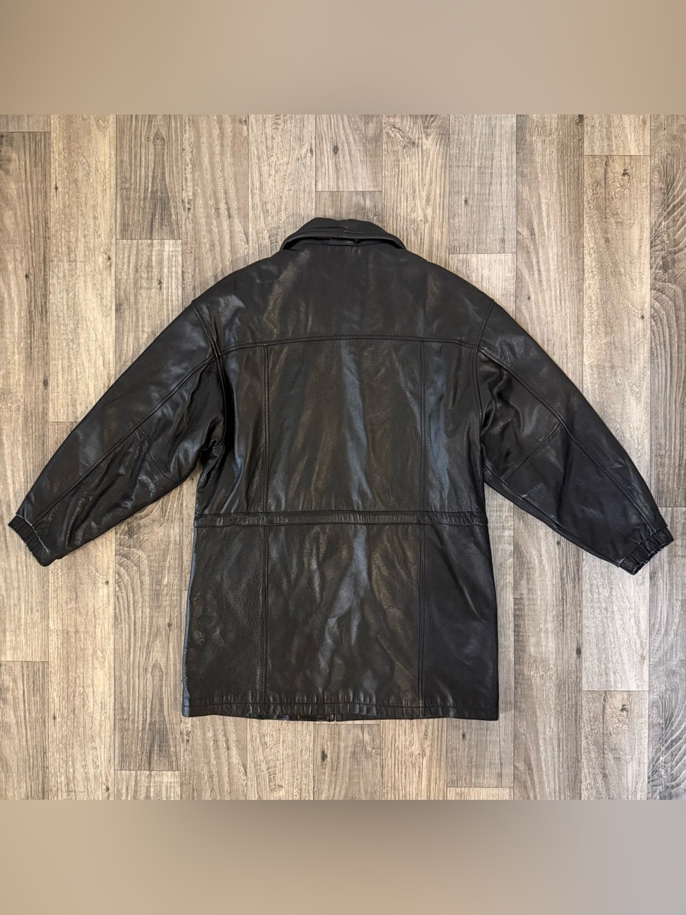 Vintage WILSONS Leather Parka Jacket - Picture 2 of 5
